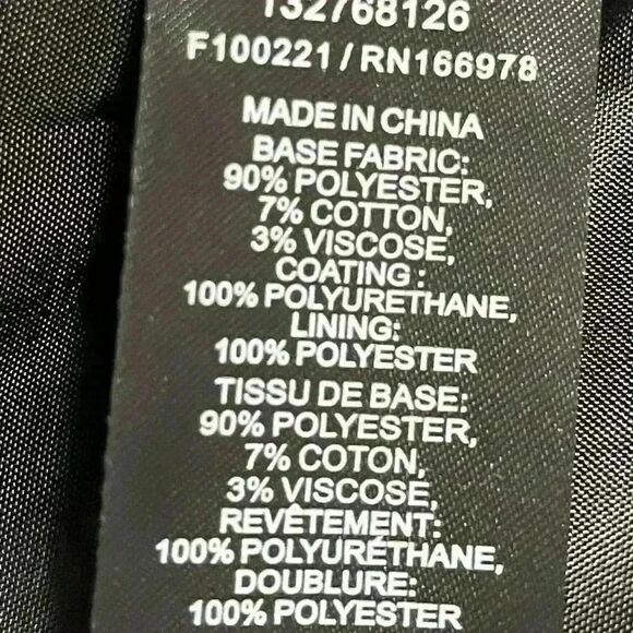 ASOS DESIGN Jacket Oversized Faux Leather Motocross Racer 3XL Black/White NWT - Picture 12 of 13